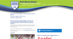 Desktop Screenshot of parkhouseschool.org