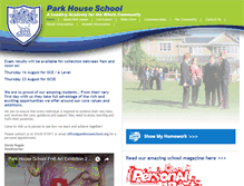 Tablet Screenshot of parkhouseschool.org